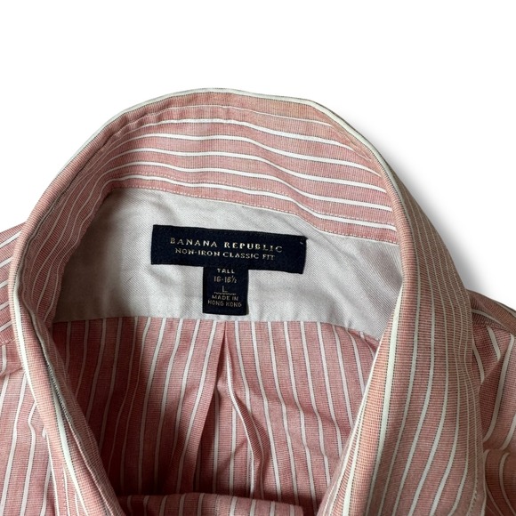 Banana Republic Men's XL Long Sleeve Button Down Plaid Shirt Classic Fit Cotton - Picture 4 of 7